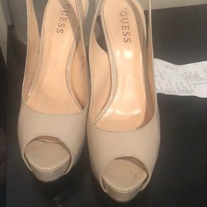 Guess Shoes - Guess peep toe sling back pumps Guess Shoes - Guess peep toe sling back pumps